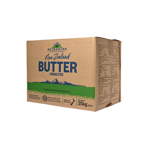 NZ Grass Fed Unsalted Butter - 25kg