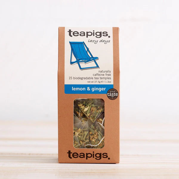 teapigs lemon & ginger tea bags
